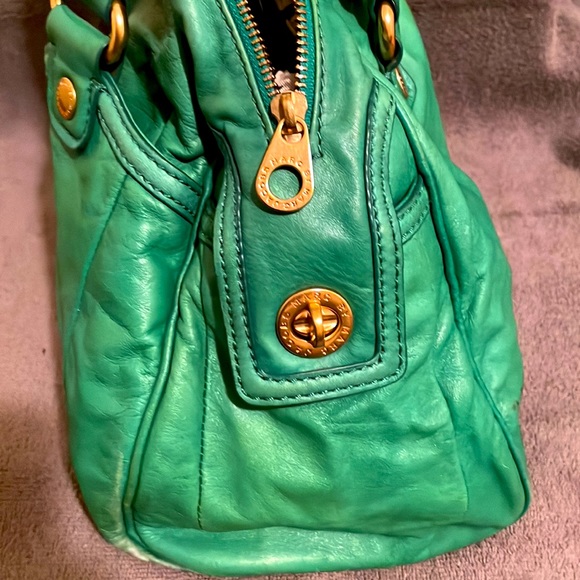 Cool green leather Marc Jacobs handbag - Picture 3 of 6